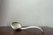 Antique Ironstone Pottery Serving Ladle