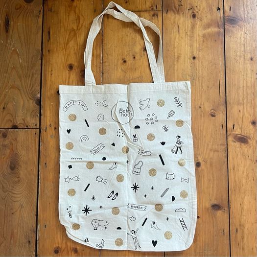 Set of 3x Des Petits Hauts tote bags