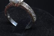 Vintage 9ct White Gold Stone Set Ring  London Hallmark