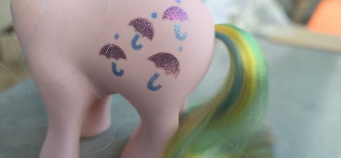 Parasol Rainbow Ponies MLP G1 My Little Pony 1983