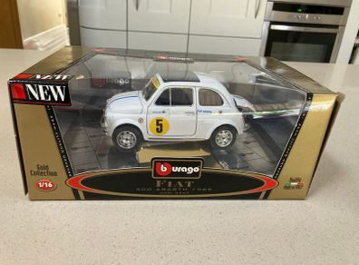 Fiat 500 Abarth Scale 1/18 Rare New Burago