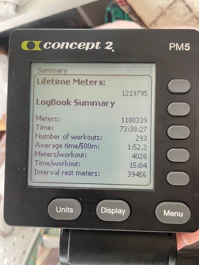 Concept 2 Model D PM5 Rower Erg Excellent Condition