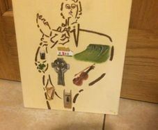 yeats country oil painting on board with free postage