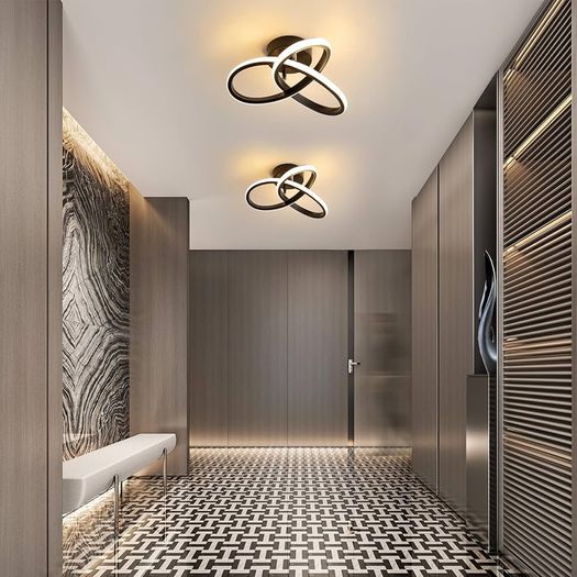 NEW SALE | LED Ceiling Lights, 22W 2500LM Creative Flower Design Ceiling Light, Aluminium Ceiling Lighting Fixture for Living Room, Bedroom, Kitchen, Hallway, Warm White 3000K