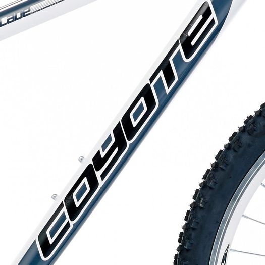 18" Coyote Everglades Gents FS Disc 29er, 21 Speed, White/Black