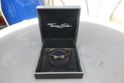 Thomas Sabo 925 Silver "Love Always" Cuff Bangle Bracelet
