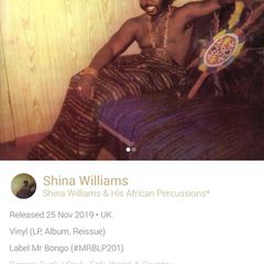 Shina Williams & his african percussionists Vinyl