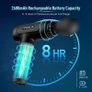 Muscle Massage Gun,TYIAUS Massage Gun Deep Tissue,30 Speeds Powerful Percussion Massager,Portable Muscle Gun,6 Massage Heads,LCD Touch Screen, Handheld Body Massager for Muscle Pain Relief,Relax (FREE POSTAGE) Image 5