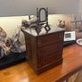 Antique Apprentice Chest & Cheval Mirror Image 4