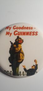 Vintage Guinness Ceramic Coaster