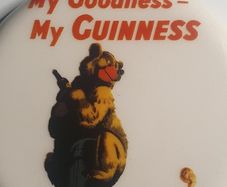 Vintage Guinness Ceramic Coaster