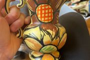 1930s Ditmar Urbach Hand Painted Art Deco Jug  Czechoslovakia