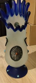 Blue Glass Vase