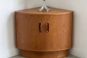 Vintage G Plan Fresco Mid Century Teak Corner Cabinet