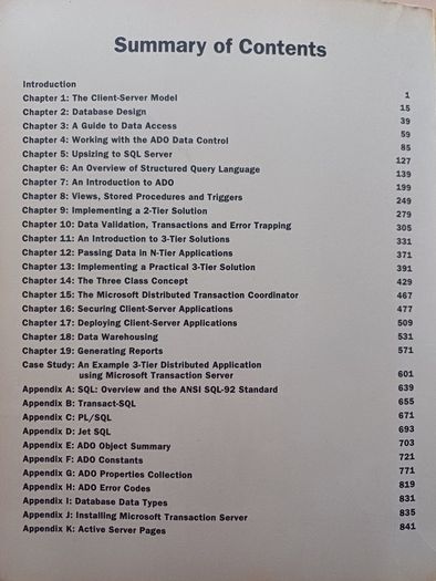 Professional Visual Basic 6 Databases, SQL Server Programming Wrox Books