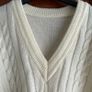 Cream Sweatervest Image 3