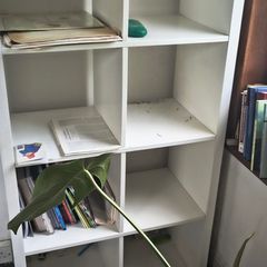 white IKEA Kallax