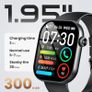 Smart Watch for Men Women Answer/Make Call, 1.95" HD Screen Fitness Watch with Heart Rate/Sleep/Stress Monitor, New Smartwatch with 110+ Sport Modes, IP68 Waterproof Activity Tracker for Android iOS Image 5