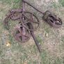 Selection of iron wheels and cogs Image 3