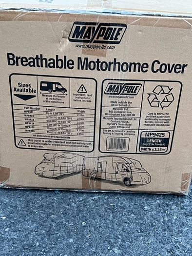 Motorhome Campervan Cover