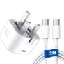 iPhone 16 15 Charger, 20W USB C Charger Plug, with 2M Fast Charging Cable, Fast Charger Plug for iPhone 16/15/15 Plus/15 Pro/15 Pro Max,iPad Air 5/4 Image 3
