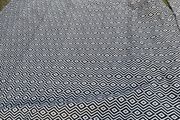 Large Pair of French geometric design Curtains 290 cms