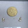New 9ct Gold Double CZ Stud Earrings Hallmarked 375 Boxed Image 4