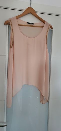 OASIS blush symmetrial layered top Sz 14