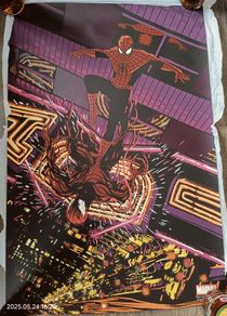 Spider-Man Vs Carnage Marvel Screen Print by Raid71 Poster