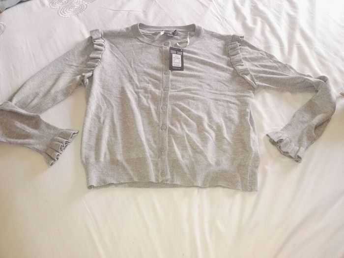 Ladies Grey Cardigan