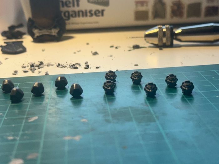 Warhammer 40k Deathwing Knights heads