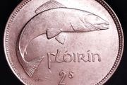 #869 - Ireland - 1940 - Silver Florin - Scratches - KM.15