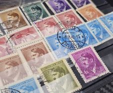 Old German Third Reich Stamps ww2 era 1940s period Collection