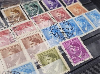 Old German Third Reich Stamps ww2 era 1940s period Collection