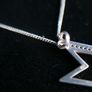 Sterling Silver 925 and Cubic Zirconia Pendant M Image 3