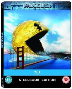 Pixels Blu Ray Steelbook Blu Ray BRAND NEW & SEALED