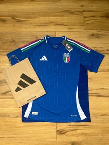 Italy Football Jersey Blue Size XL