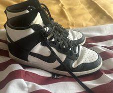 Men's Jordan High Black and White Size 11