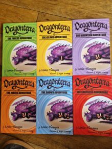 Dragonterra Book Set 1-6 by Louise Flanagan Illustrated by Megan Armitage