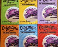 Dragonterra Book Set 1-6 by Louise Flanagan Illustrated by Megan Armitage