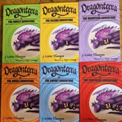 Dragonterra Book Set 1-6 by Louise Flanagan Illustrated by Megan Armitage