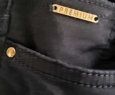 STRADIVARIUS Premium Black Sofy Skinny Jeans Sz 12 U K