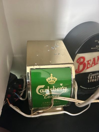 Carlsberg Light up font
