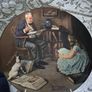 Vintage Norman Rockwell The storyteller ceramic plate 1984 Image 10