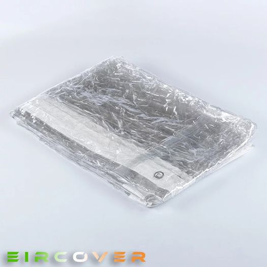 Glass Clear Tarpaulin 2m x 4.6m (7' - 15') 310 gsm
