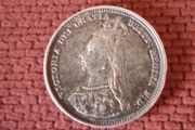 Six Pence Great Britain 1887