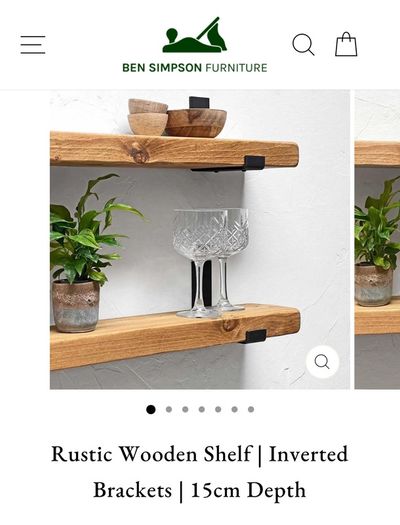 Rustic Wooden Shelf