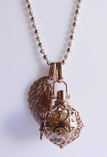 Sterling Silver 925 Gild Plated Angel Whisperer from Engelsrufer length 31" - 26,4g