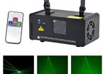 Mini Remote Green Beam DMX Stage DMX512 Lighting DJ Dance Party Bar Club Projector Laser Lights