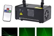 Mini Remote Green Beam DMX Stage DMX512 Lighting DJ Dance Party Bar Club Projector Laser Lights
